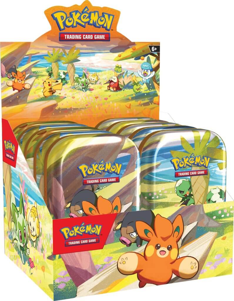 POKMON TCG Paldea Friends Mini Tin 10x Tins POKMON TCG Paldea Friends Mini Tin 10x Tins