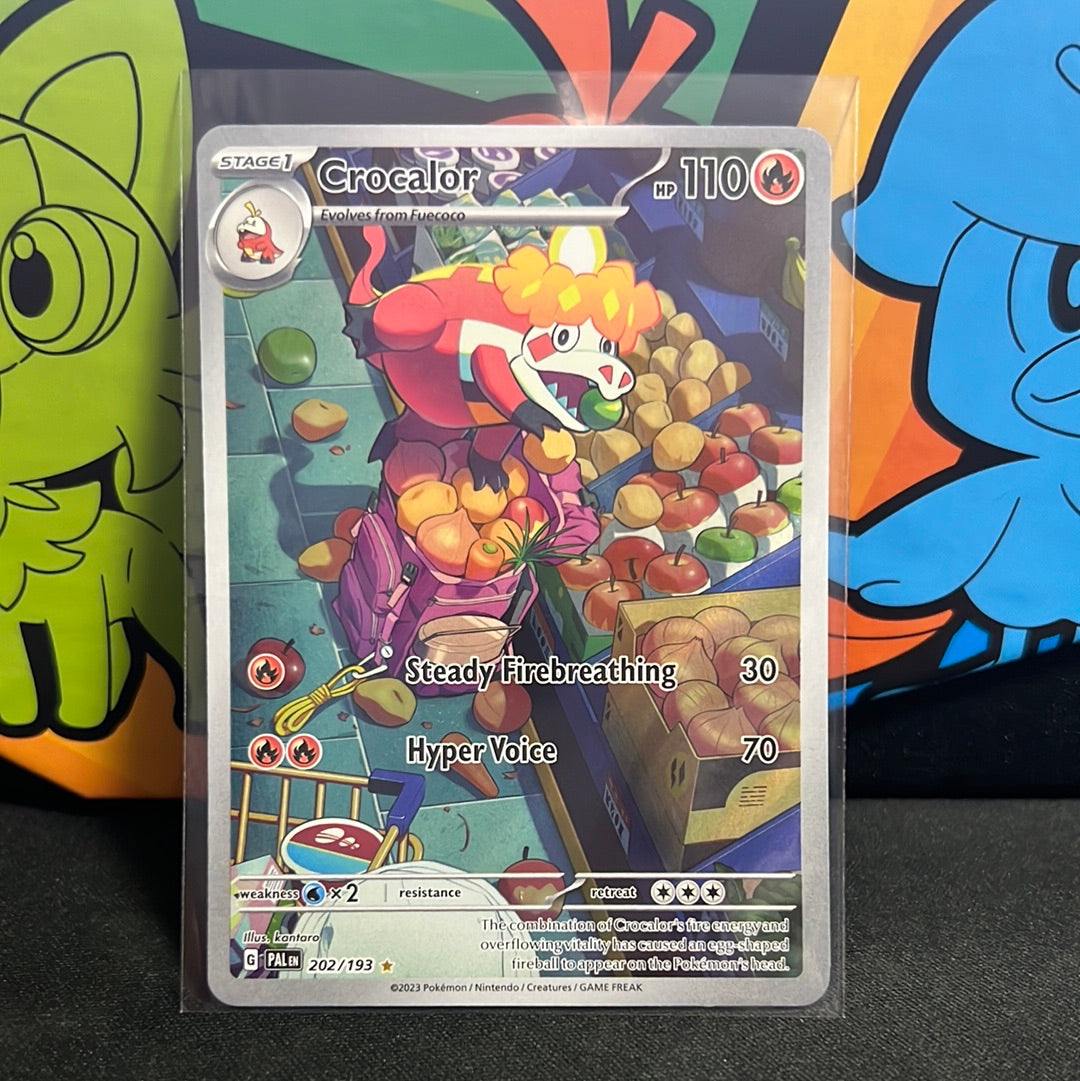 crocalor pokemon card Pokemon TCG Scarlet & Violet