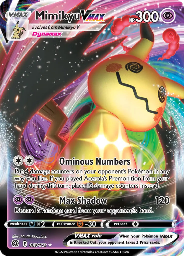 Pokemon TCG Sword & Shield - Brilliant Stars Single Card 069/172 Mimik Kings of Collectibles Pokemon TCG Sword & Shield - Brilliant Stars Single Card 069/172 Mimik Kings of Collectibles