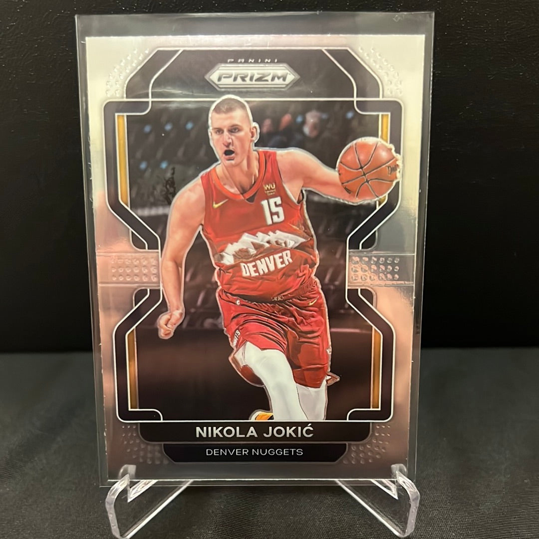 NBA PRIZM 2021-22  Base # 32 Nikola Jokic - Denver Nuggets