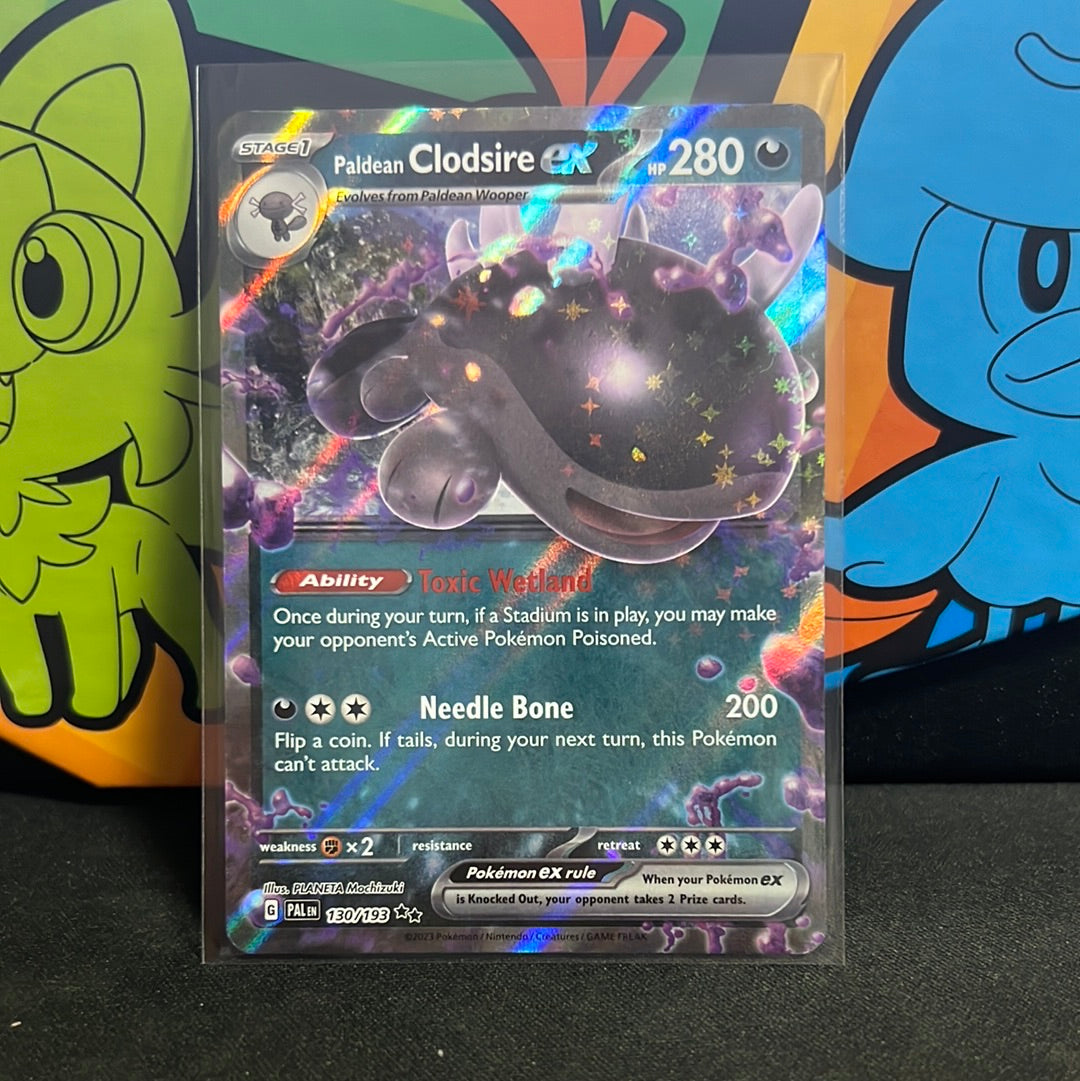 Pokemon TCG Scarlet & Violet - Paldea Evolved Single Card  130/193 Paldean Clodsire ex