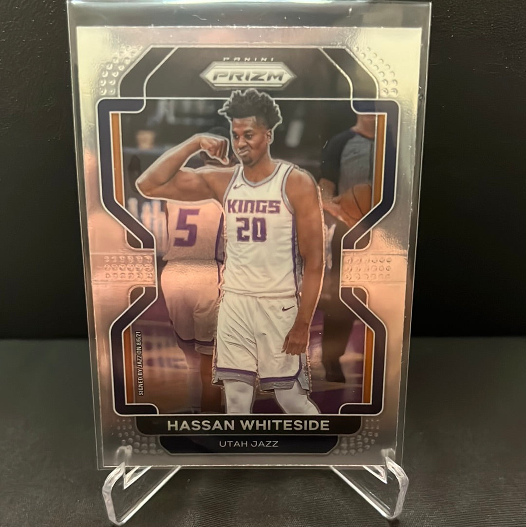 NBA PRIZM 2021-22  Base # 29 Hassan Whiteside - Utah Jazz