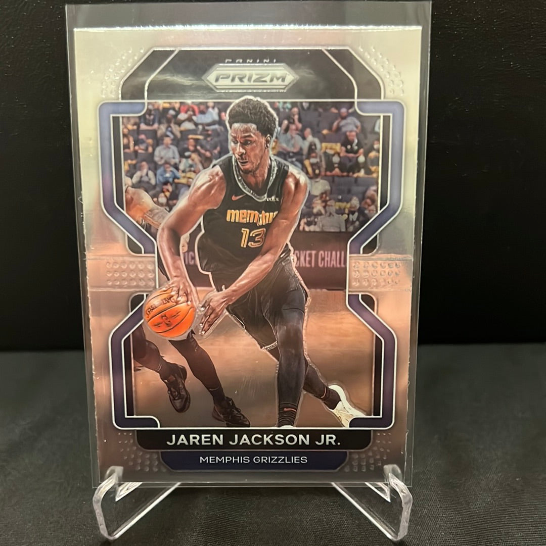 NBA PRIZM 2021-22  Base # 35 Jaren Jackson Jr. - Memphis Grizzlies