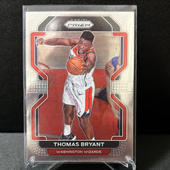 NBA PRIZM 2021-22  Base # 7 Thomas Bryant - Washington Wizards