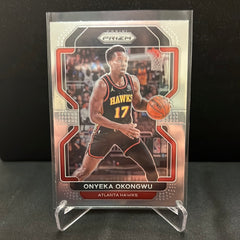 NBA PRIZM 2021-22  Base # 75 Onyeka Okongwu - Atlanta Hawks