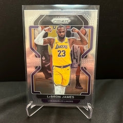 NBA PRIZM 2021-22  Base # 91 LeBron James - Los Angeles Lakers