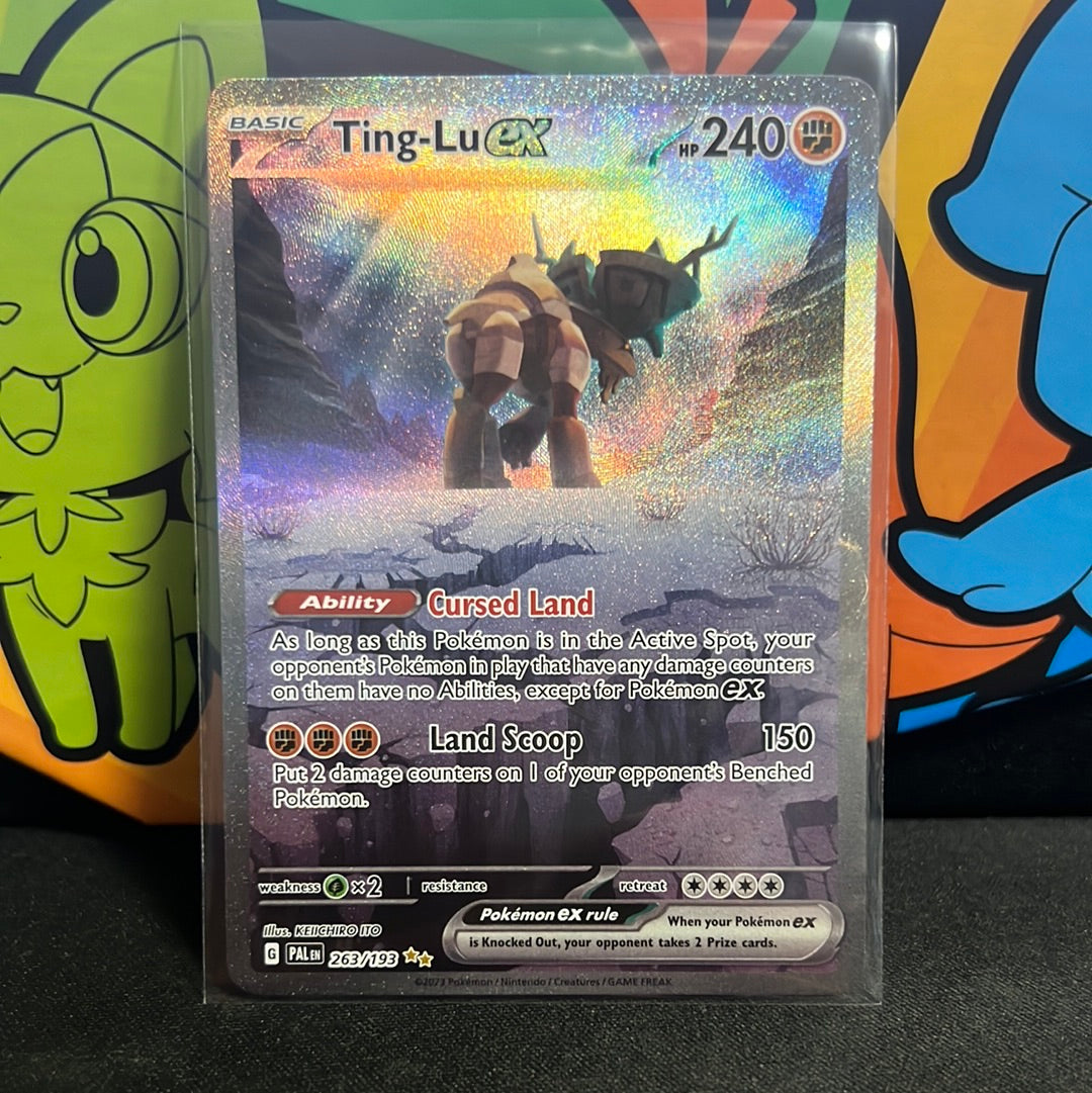 Pokemon TCG Scarlet & Violet - Paldea Evolved Single Card  263/193   Ting-Lu ex