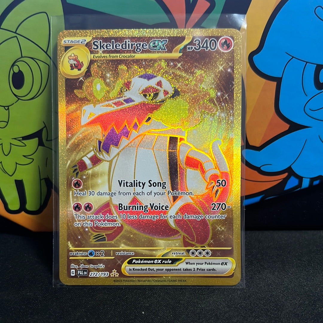 Pokemon TCG Scarlet & Violet - Paldea Evolved Single Card  272/193 Skeledirge ex