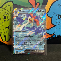 Pokemon TCG Scarlet & Violet - Paldea Evolved Single Card  052/193 Quaquaval ex