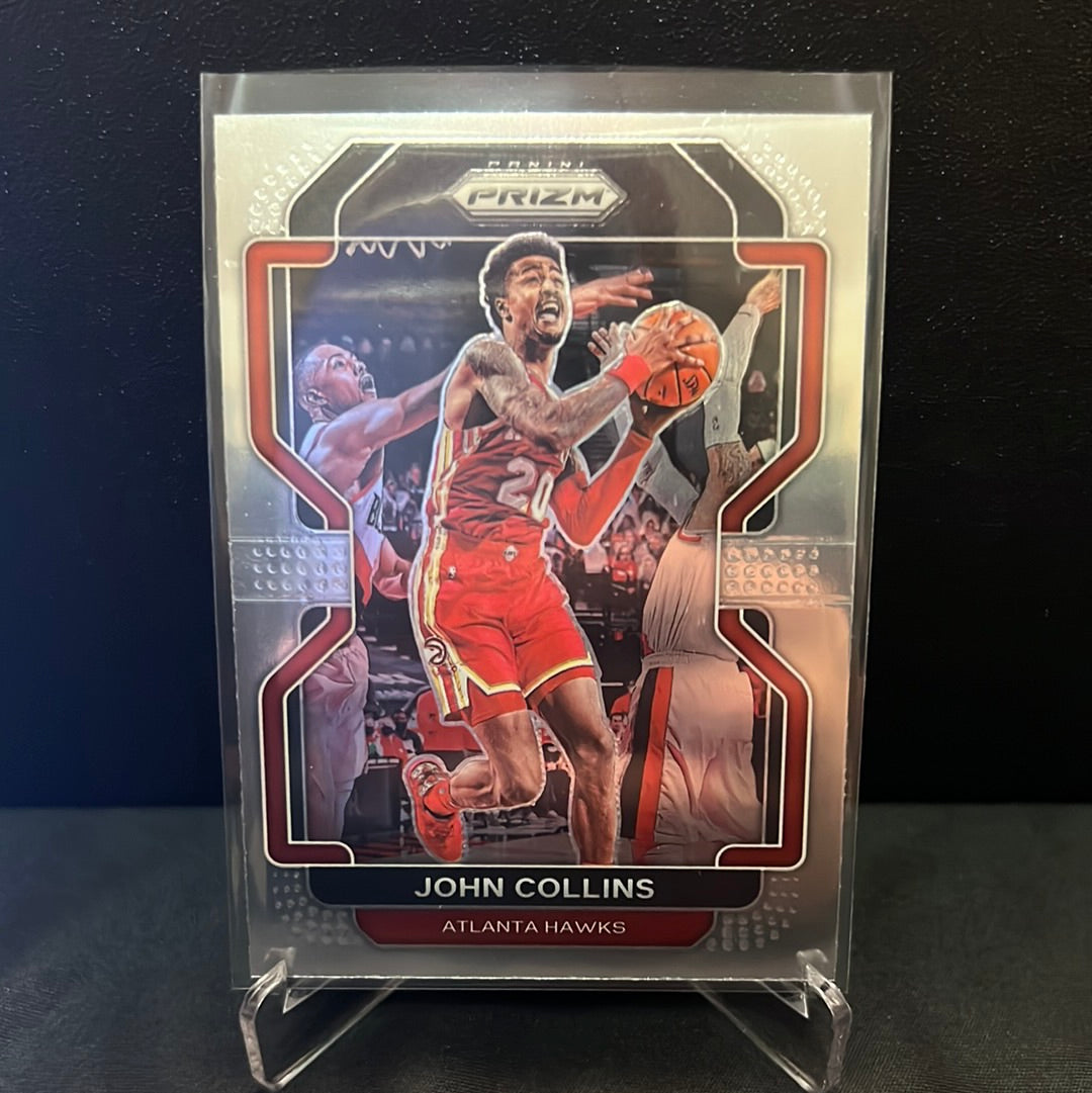 NBA PRIZM 2021-22  Base # 49 John Collins - Atlanta Hawks