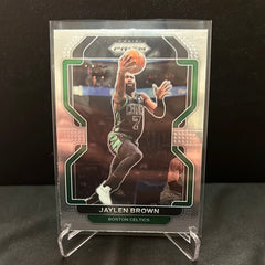 NBA PRIZM 2021-22  Base # 97 Jaylen Brown - Boston Celtics