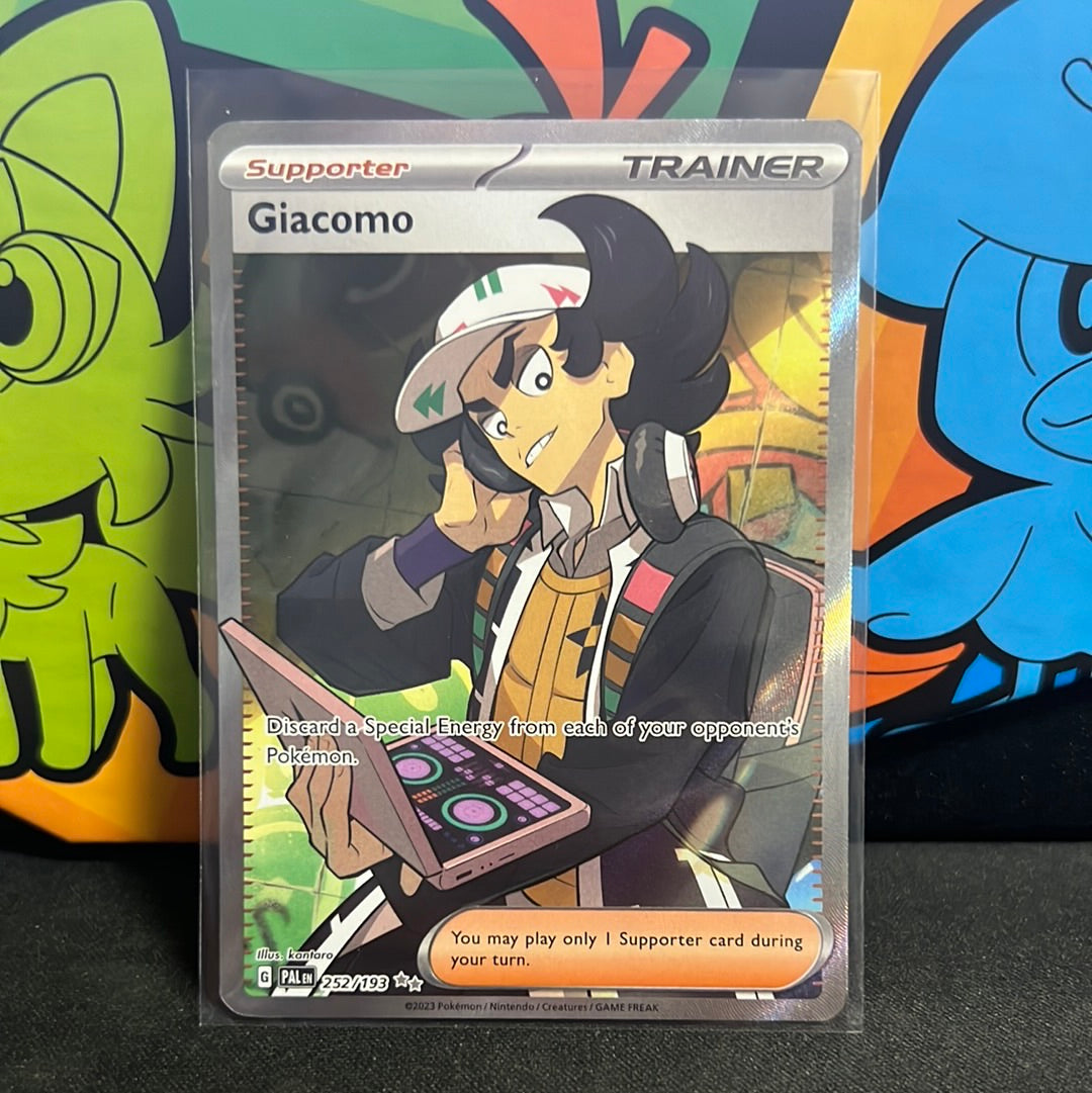 Pokemon TCG Scarlet & Violet - Paldea Evolved Single Card  252/193 Giacomo