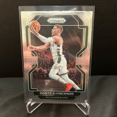 NBA PRIZM 2021-22  Base # 88 Donte DiVincenzo - Milwaukee Bucks