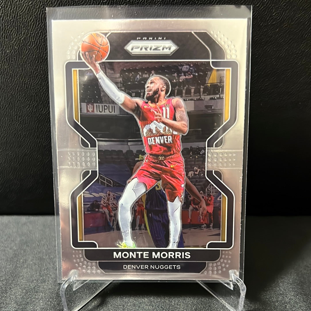 NBA PRIZM 2021-22  Base # 16 Monte Morris - Denver Nuggets