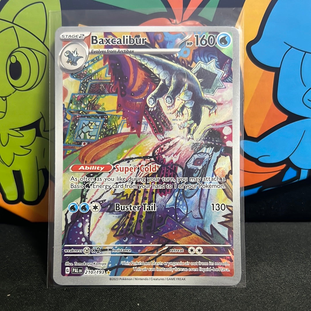 Pokemon TCG Scarlet & Violet - Paldea Evolved Single Card  210/193 Baxcalibur