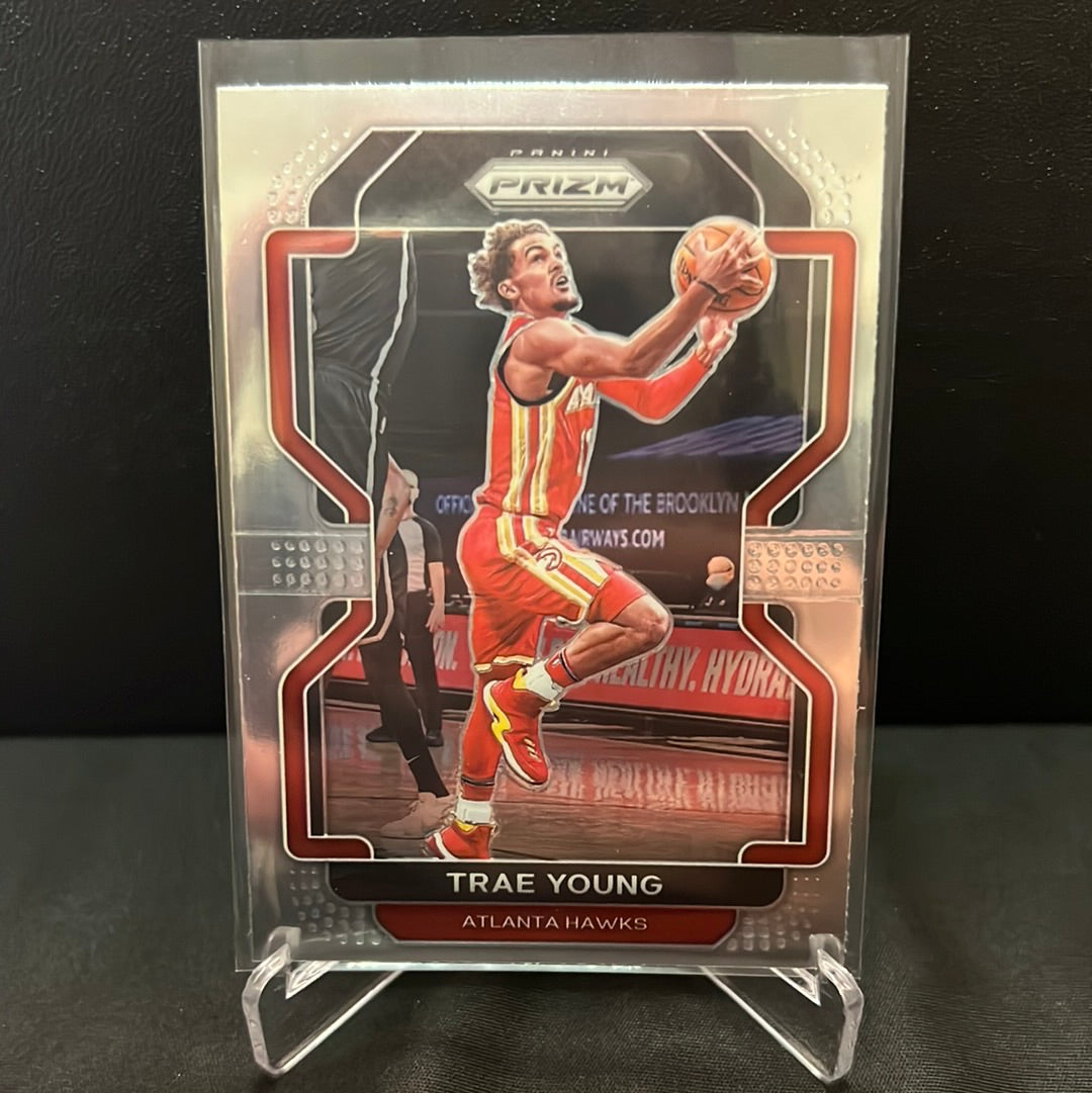 NBA PRIZM 2021-22  Base # 26 Trae Young - Atlanta Hawks