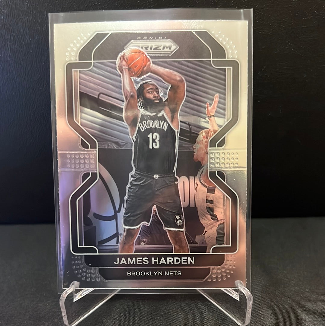 NBA PRIZM 2021-22  Base # 44 James Harden - Brooklyn Nets