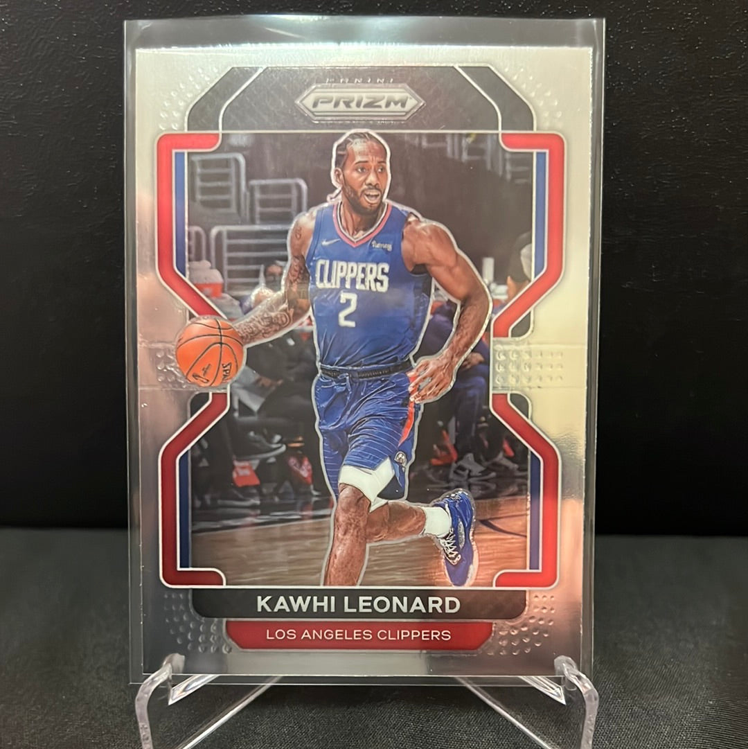 NBA PRIZM 2021-22  Base # 71 Kawhi Leonard - Los Angeles Clippers