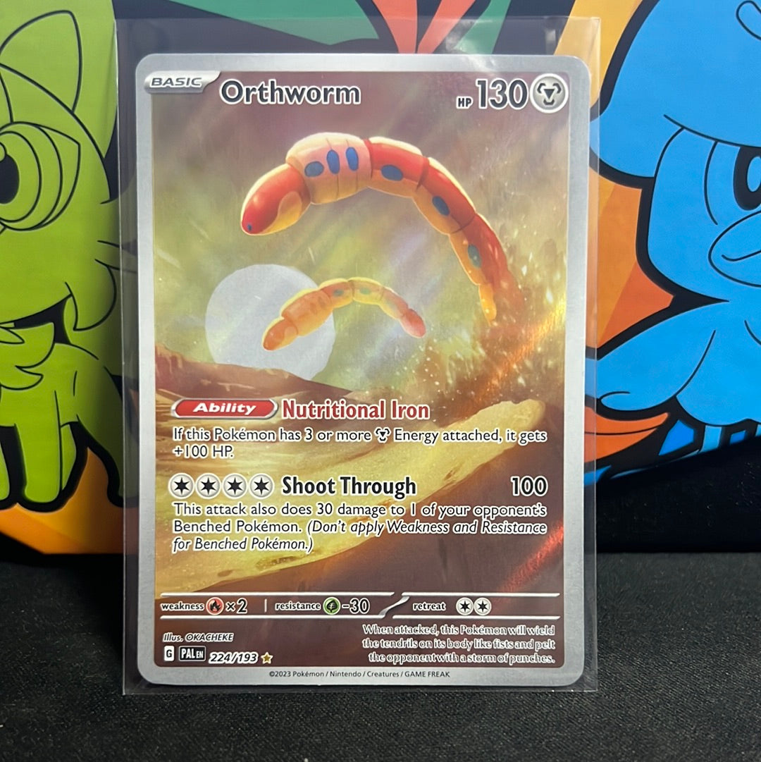 Pokemon TCG Scarlet & Violet - Paldea Evolved Single Card  224/193 Orthworm