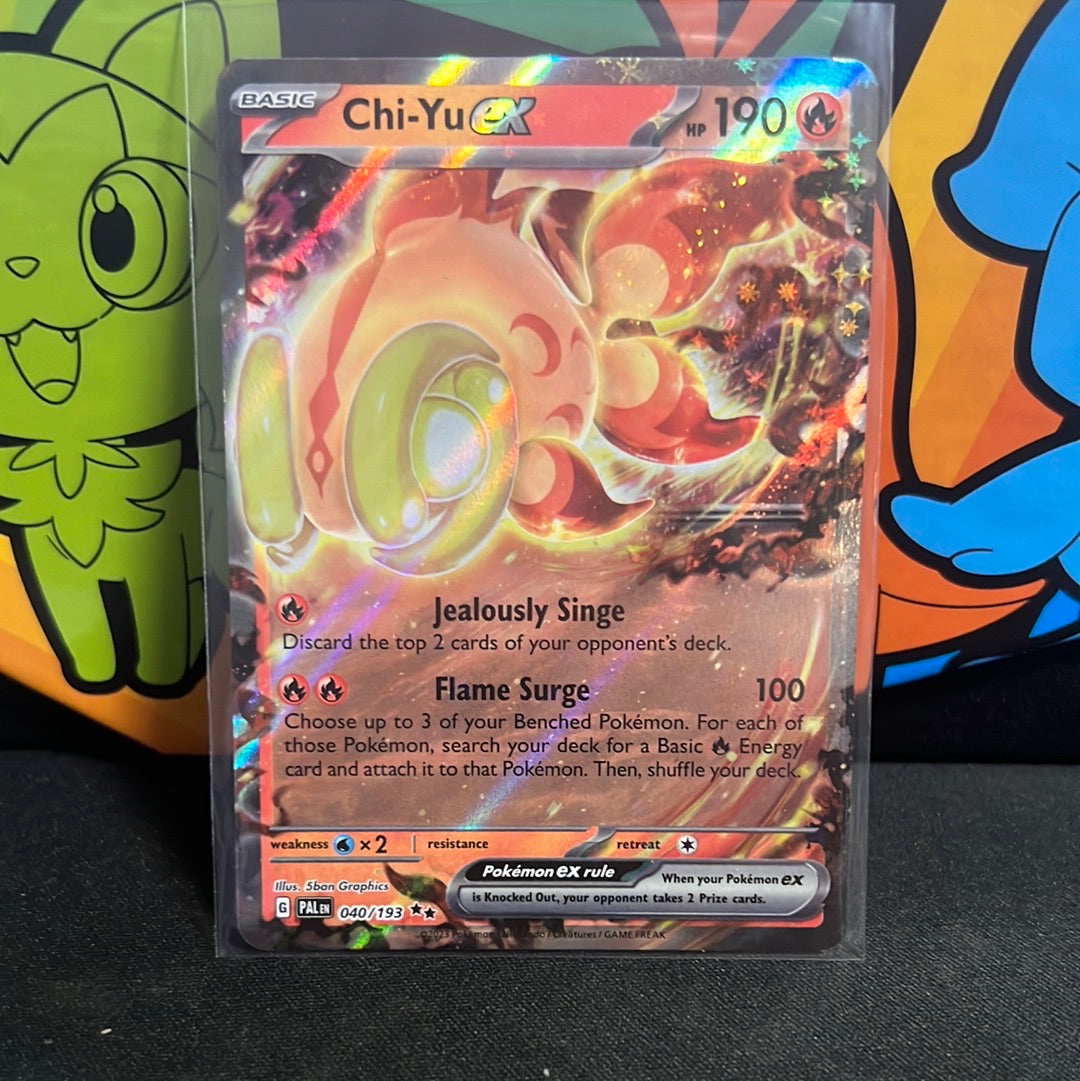 Pokemon TCG Scarlet & Violet - Paldea Evolved Single Card  040/193 Chi-Yu ex