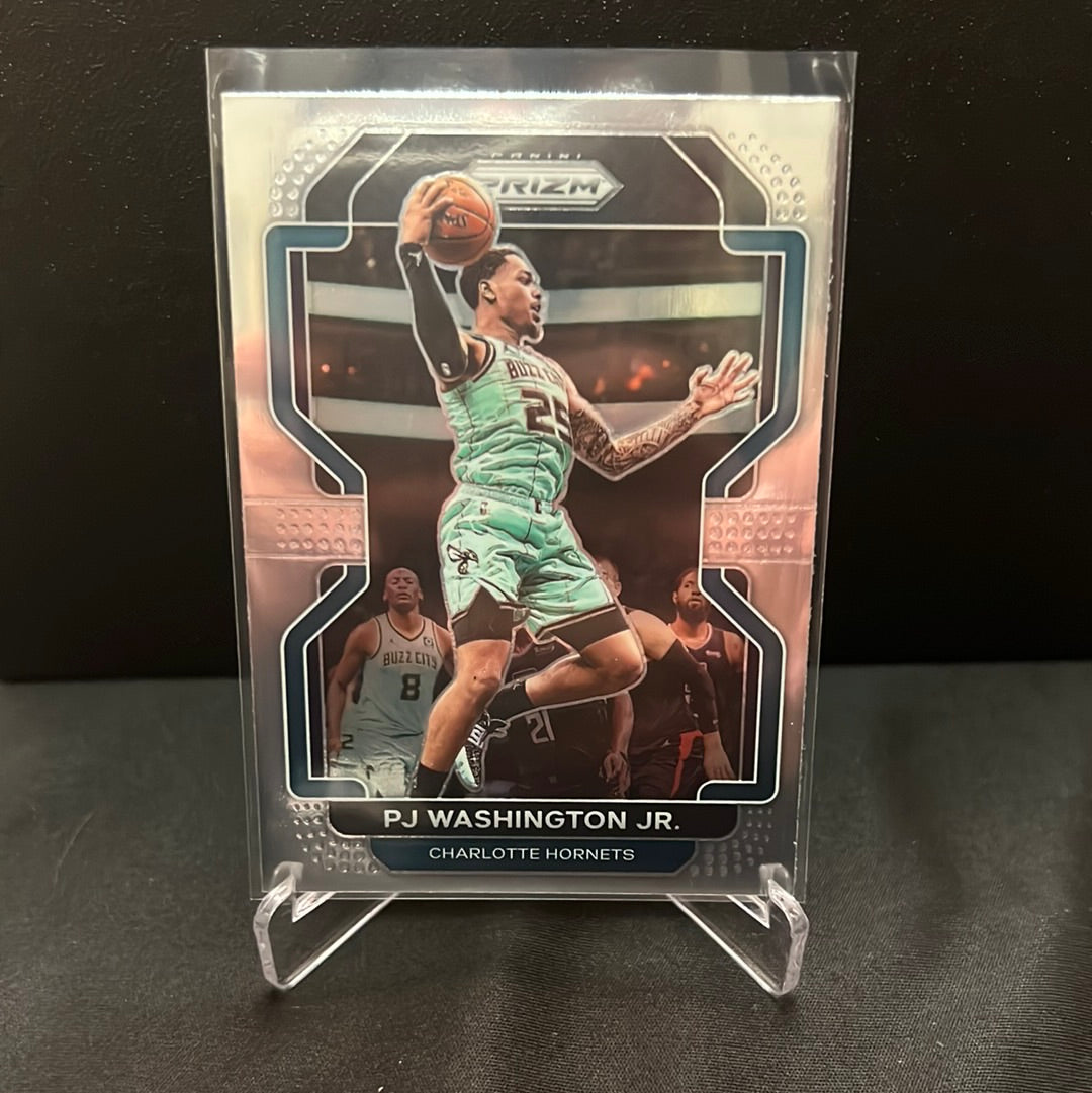 NBA PRIZM 2021-22  Base # 78 PJ Washington Jr. - Charlotte Hornets