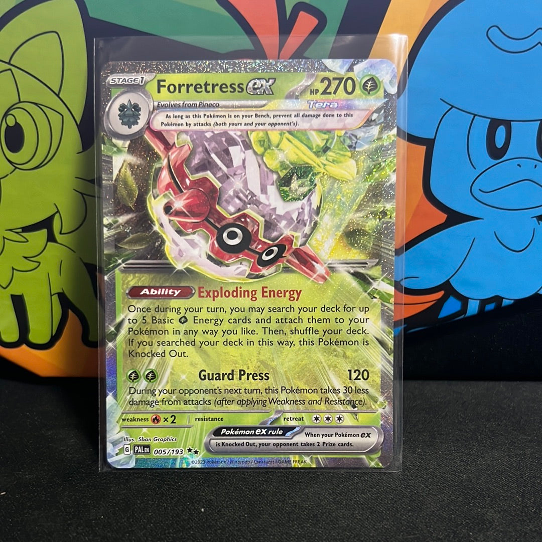 Pokemon TCG Scarlet & Violet - Paldea Evolved Single Card  005/193 Forretress ex