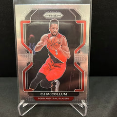 NBA PRIZM 2021-22  Base # 22 CJ McCollum - Portland Trail Blazers