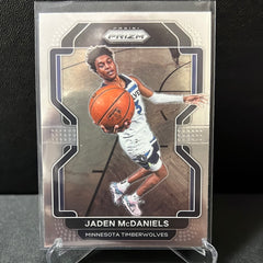 NBA PRIZM 2021-22  Base # 12 Jaden McDaniels - Minnesota Timberwolves