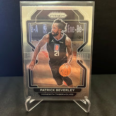 NBA PRIZM 2021-22  Base # 25 Patrick Beverley - Minnesota Timberwolves