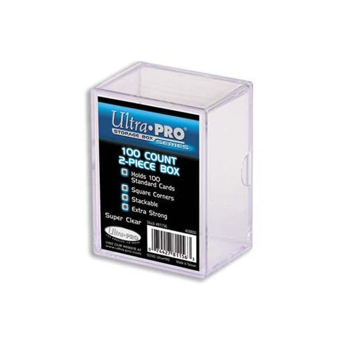 ULTRA PRO Card Storage Box - 2 Piece 100ct