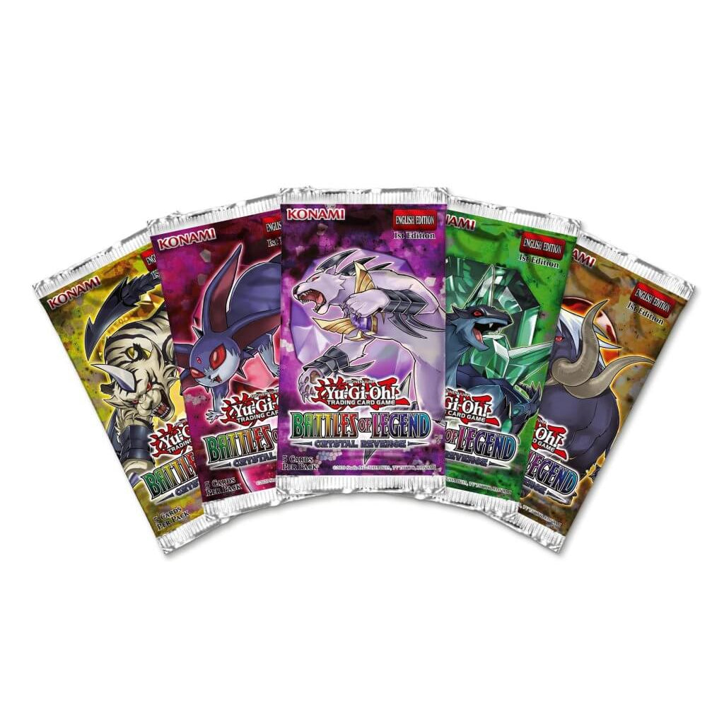 YU-GI-OH! TCG Battles of Legends: Crystal Revenge Booster Box 24 Packs Kings of Collectibles YU-GI-OH! TCG Battles of Legends: Crystal Revenge Booster Box 24 Packs Kings of Collectibles