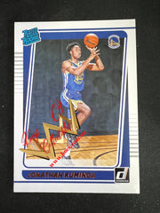 NBA Panini Donruss 2021-22 RC Card 240 Jonathan Kuminga - Golden State Warriors