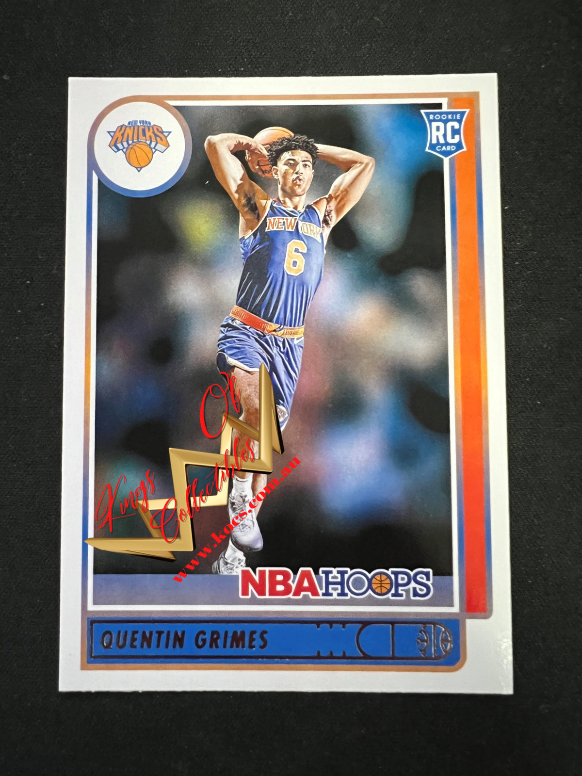 NBA Panini NBA Hoops 2021-22 Card 206 Quentin Grimes - New York Knicks