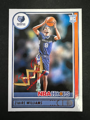 NBA Panini NBA Hoops 2021-22 Card 211 Ziaire Williams - Memphis Grizzlies