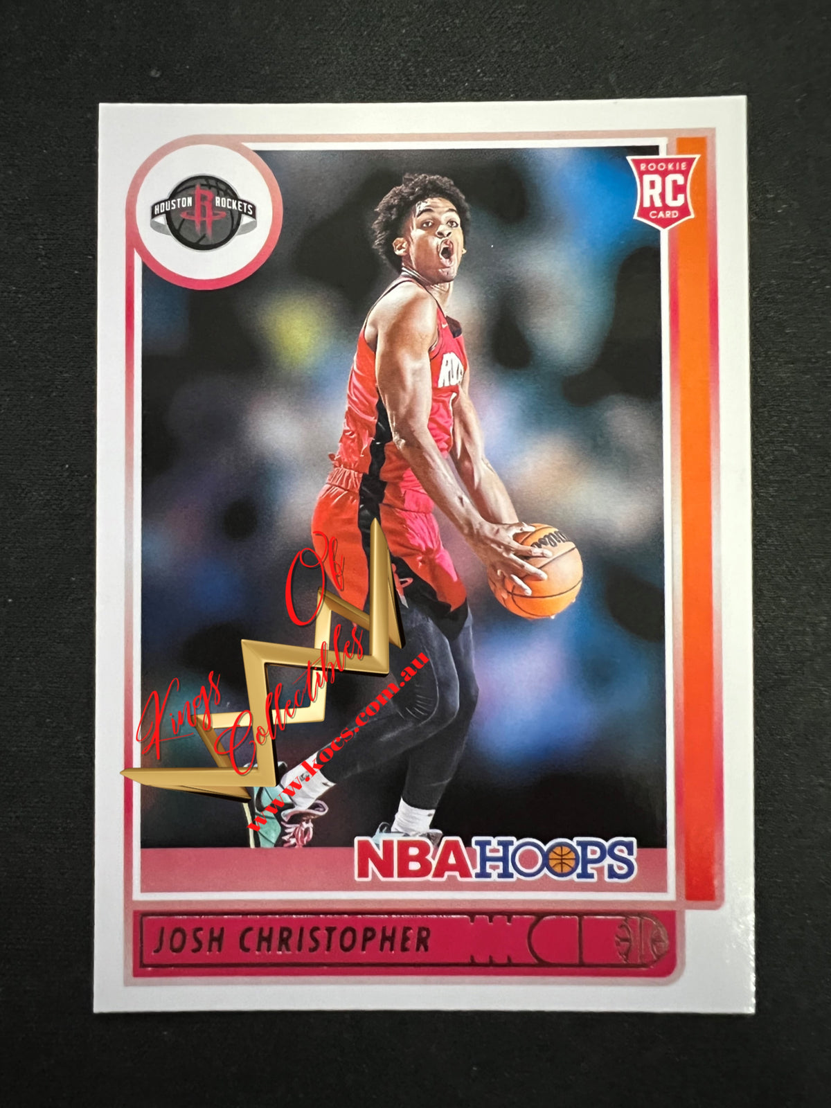 NBA Panini NBA Hoops 2021-22 Card 214 Josh Christopher - Houston Rockets