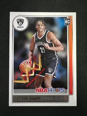 NBA Panini NBA Hoops 2021-22 Card 215 Day'Ron Sharpe - Brooklyn Nets