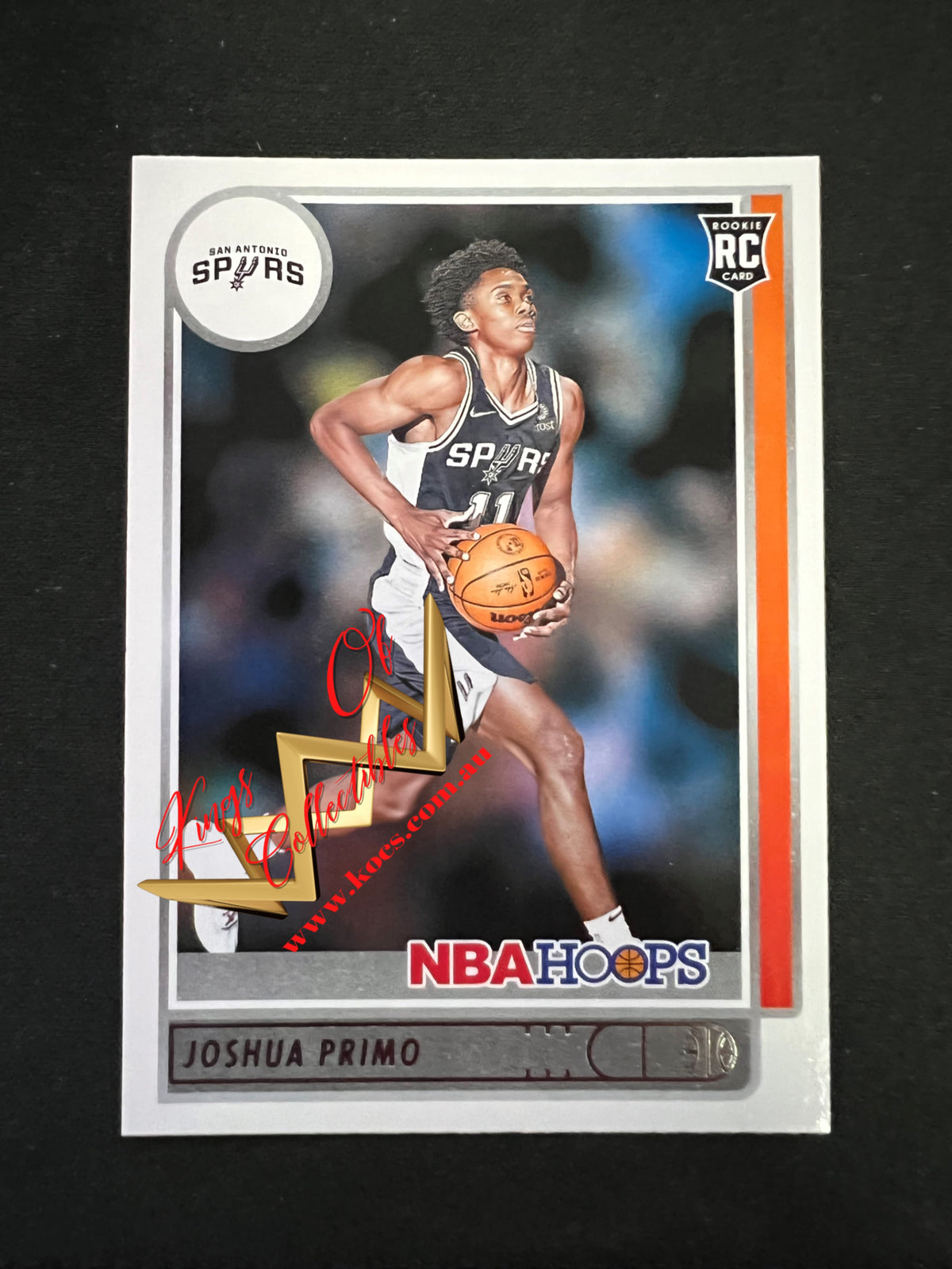 NBA Panini NBA Hoops 2021-22 Card 220 Joshua Primo - San Antonio Spurs