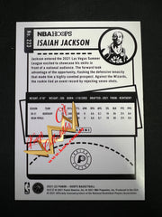 NBA Panini NBA Hoops 2021-22 Card 223 Isaiah Jackson - Indiana Pacers