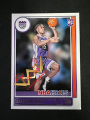 NBA Panini NBA Hoops 2021-22 Card 228 Davion Mitchell - Sacramento Kings