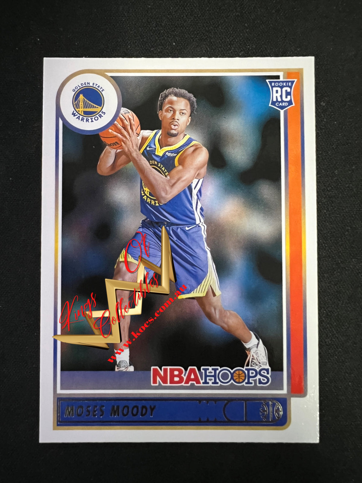 NBA Panini NBA Hoops 2021-22 Card 229 Moses Moody - Golden State Warriors