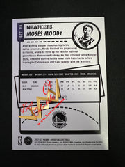 NBA Panini NBA Hoops 2021-22 Card 229 Moses Moody - Golden State Warriors