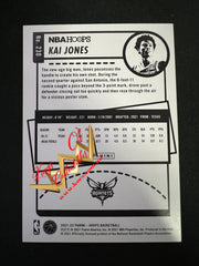 NBA Panini NBA Hoops 2021-22 Card 230 Kai Jones - Charlotte Hornets