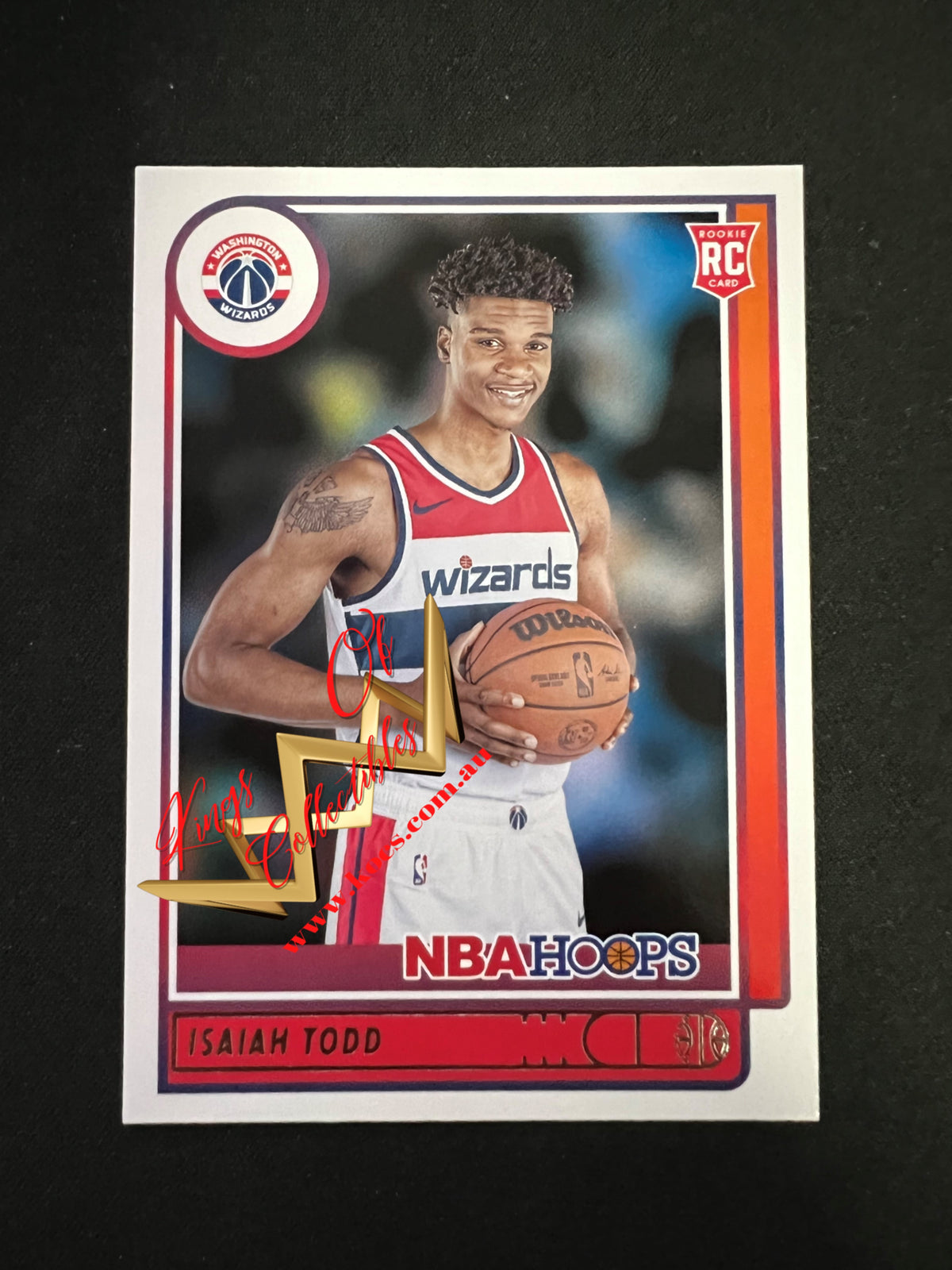 NBA Panini NBA Hoops 2021-22 Card 241 Isaiah Todd - Washington Wizards