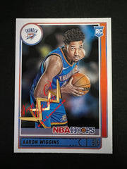 NBA Panini NBA Hoops 2021-22 Card 247 Aaron Wiggins - Oklahoma City Thunder