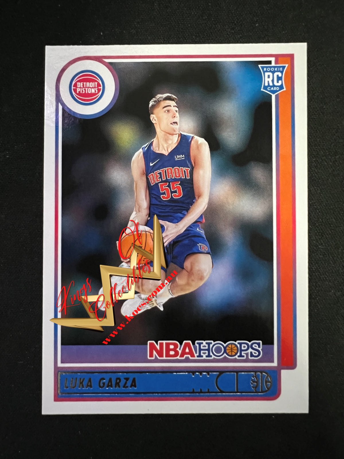 NBA Panini NBA Hoops 2021-22 Card 250 Luka Garza - Detroit Pistons