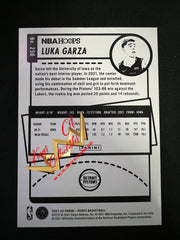 NBA Panini NBA Hoops 2021-22 Card 250 Luka Garza - Detroit Pistons