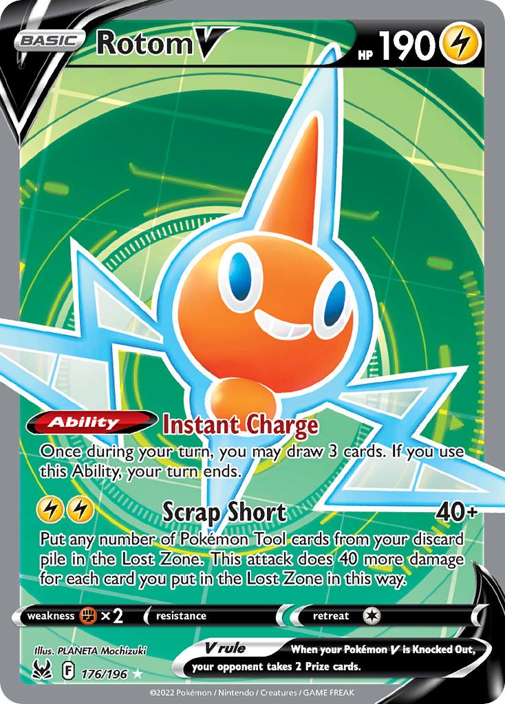 Pokemon TCG Sword & Shield - Lost Origins Single Card176/196   Rotom V 