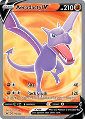 Pokemon TCG Sword & Shield - Lost Origins Single Card 179/196   Aerodactyl V 