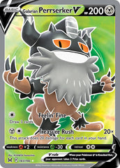 Pokemon TCG Sword & Shield - Lost Origins Single Card 183/196   Galarian Perrserker V 