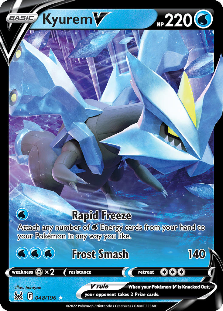 Pokemon TCG Sword & Shield - Lost Origins Single Card 048/196   Kyurem V 